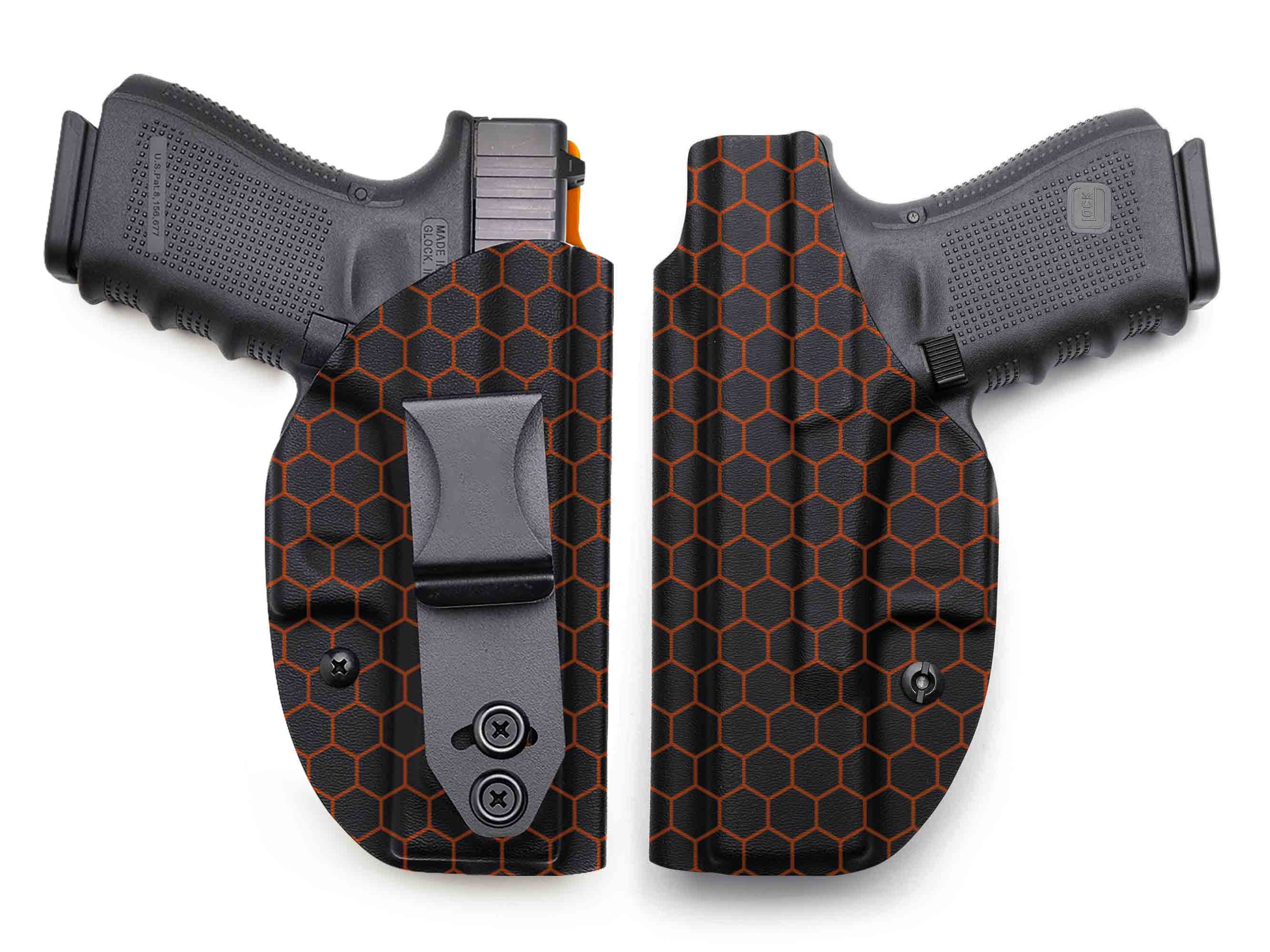 Hexagon Orange Color