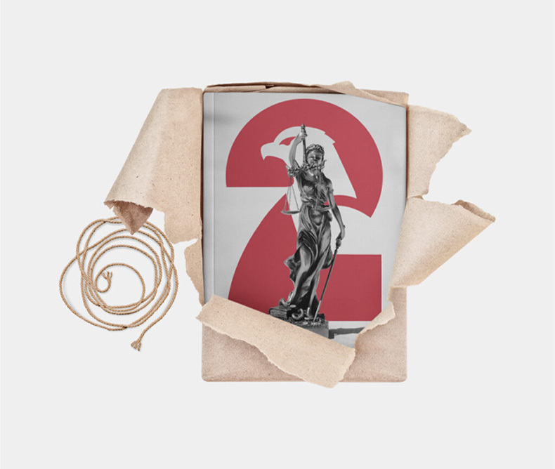 Law book second Amendment with Athena statue