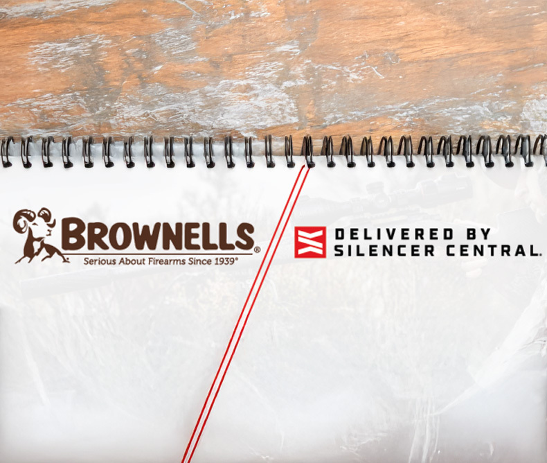 Book with both Brownells and Silence Central logos.