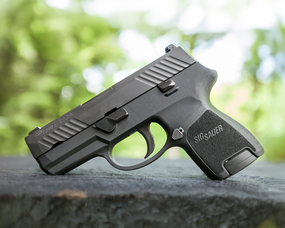 Sig P320 staged photography