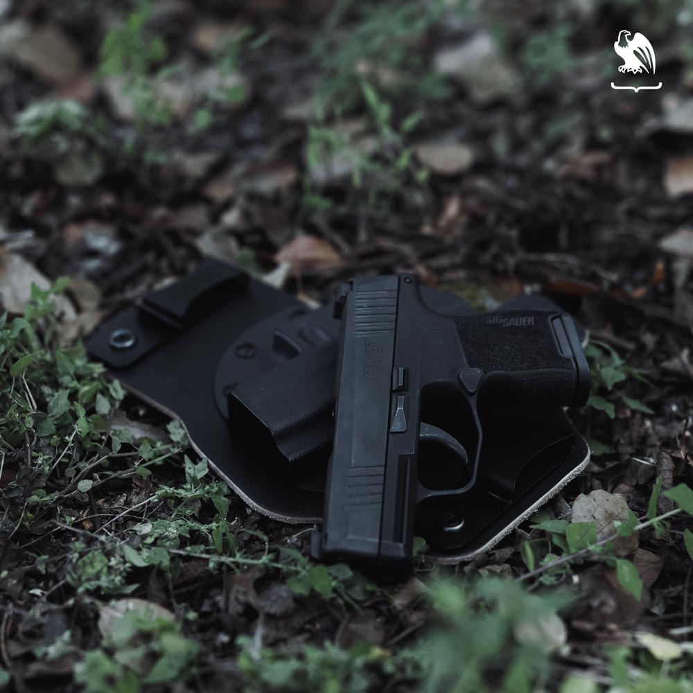Sig Sauer P365 - Staged Photograph with a Vedder Holster