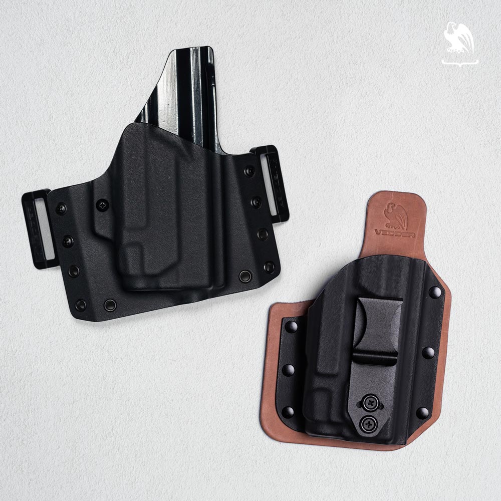 Best IWB - Both LightDraw OWB and RapidTuck IWB Holsters from Vedder Holsters