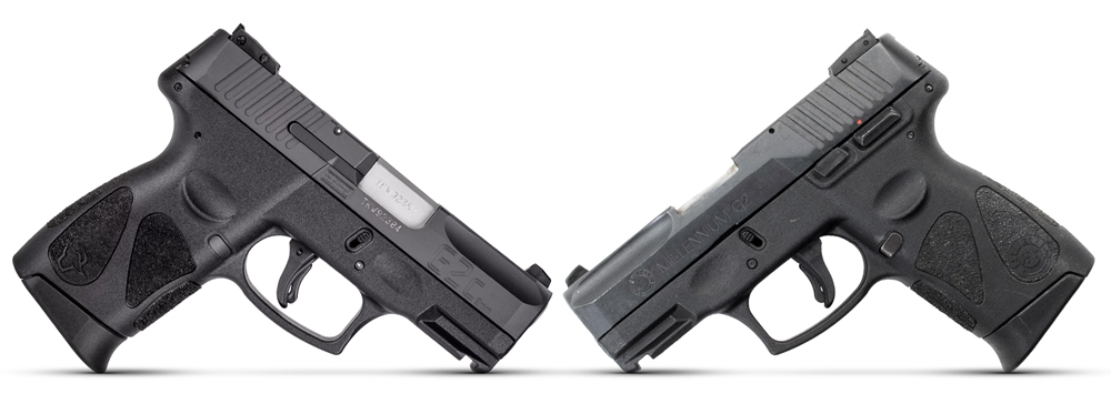 Taurus G2C and the Taurus PT111 next to each other