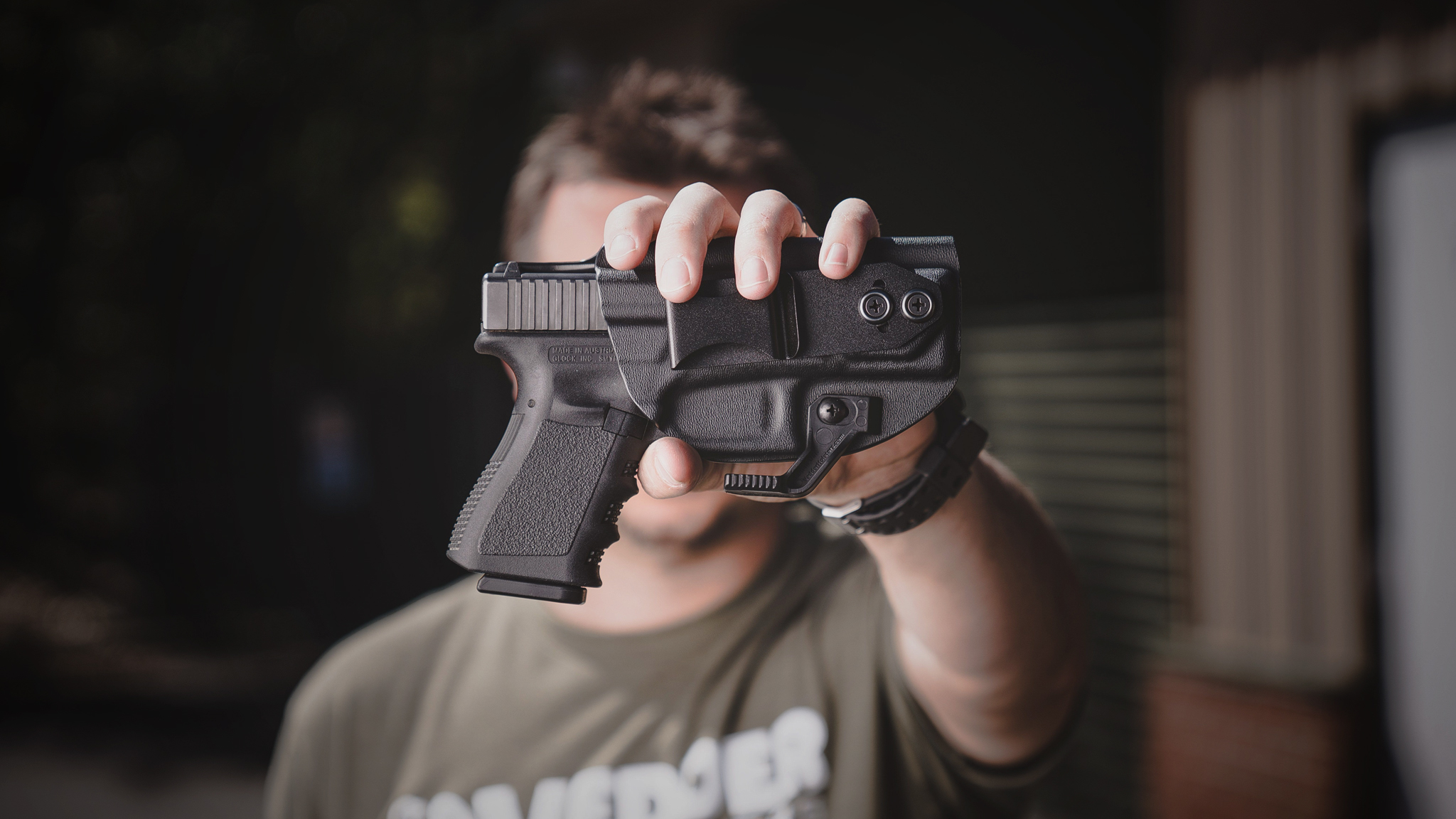 Buy a reliable handgun and holster