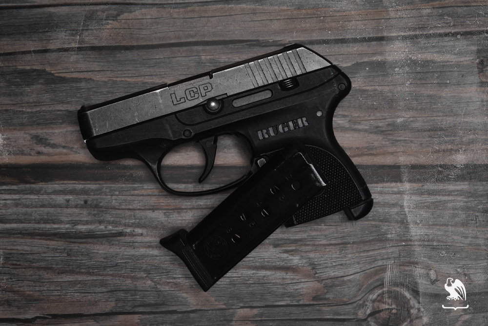 Ruger LCP handgun photography