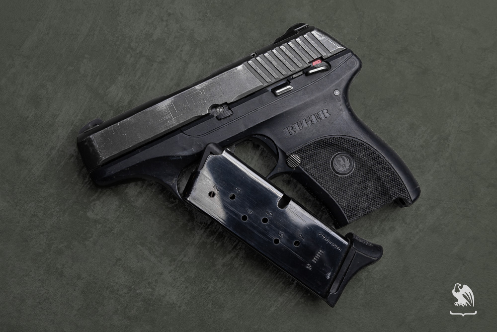 Ruger LC9 handgun and magazine 