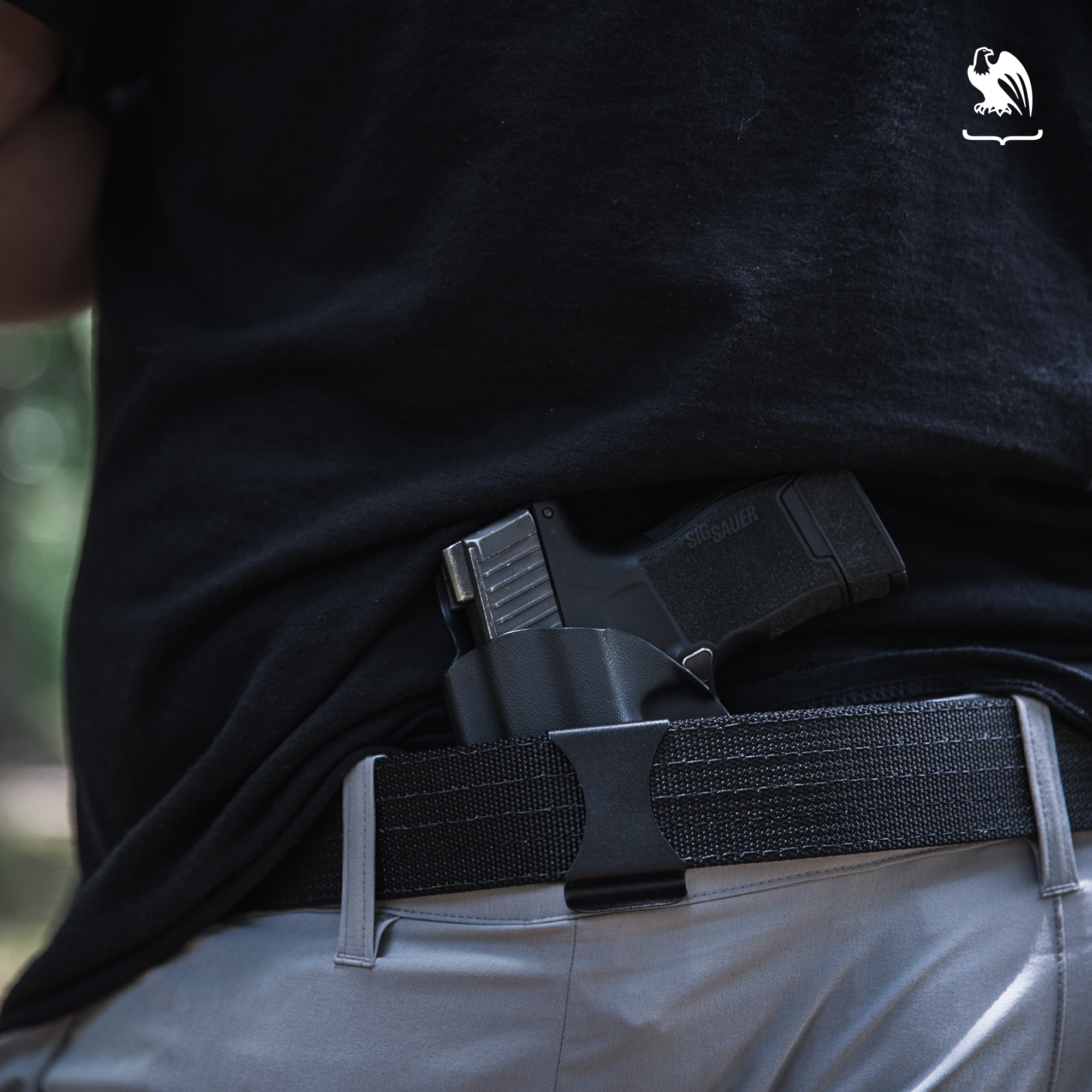 Left side carry gun holster