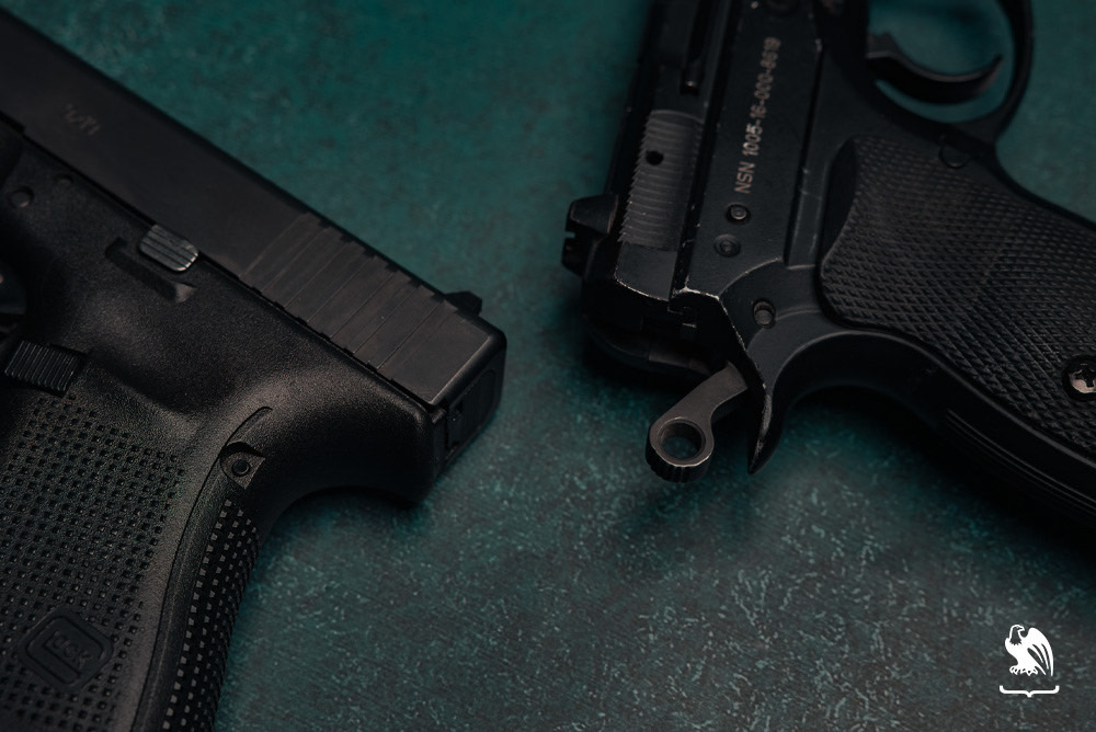 CZ P01 vs Glock 19 Trigger Close Up