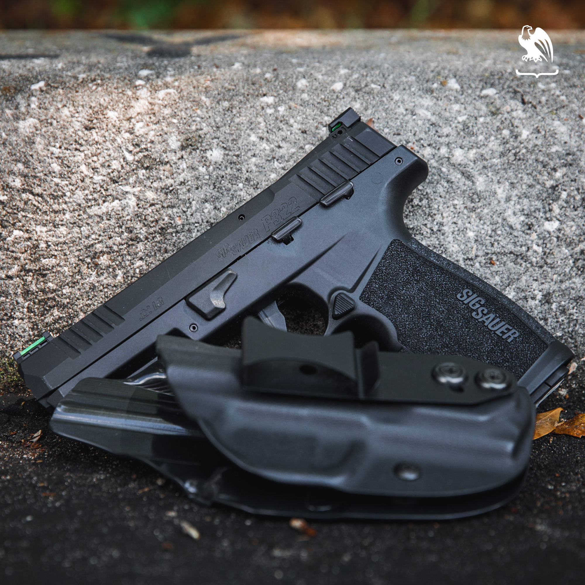 P322 with a perfect fit holster from Vedder Holsters 