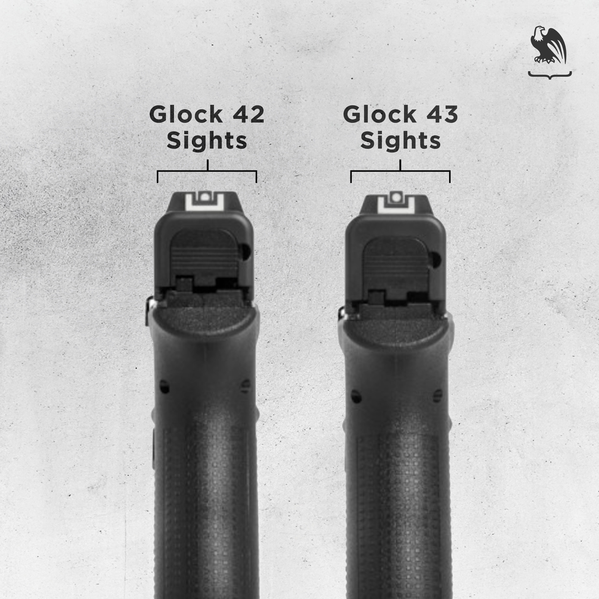 Glock 42 and Glock 43 Sight & Optics
