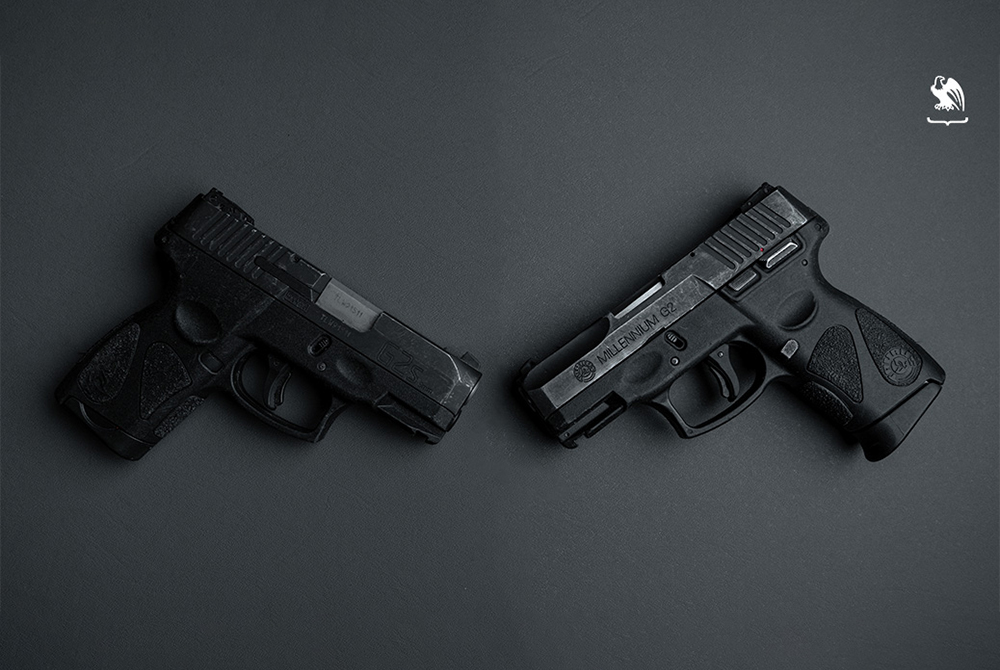 Image of both the taurus g2c vs g2s - comparison