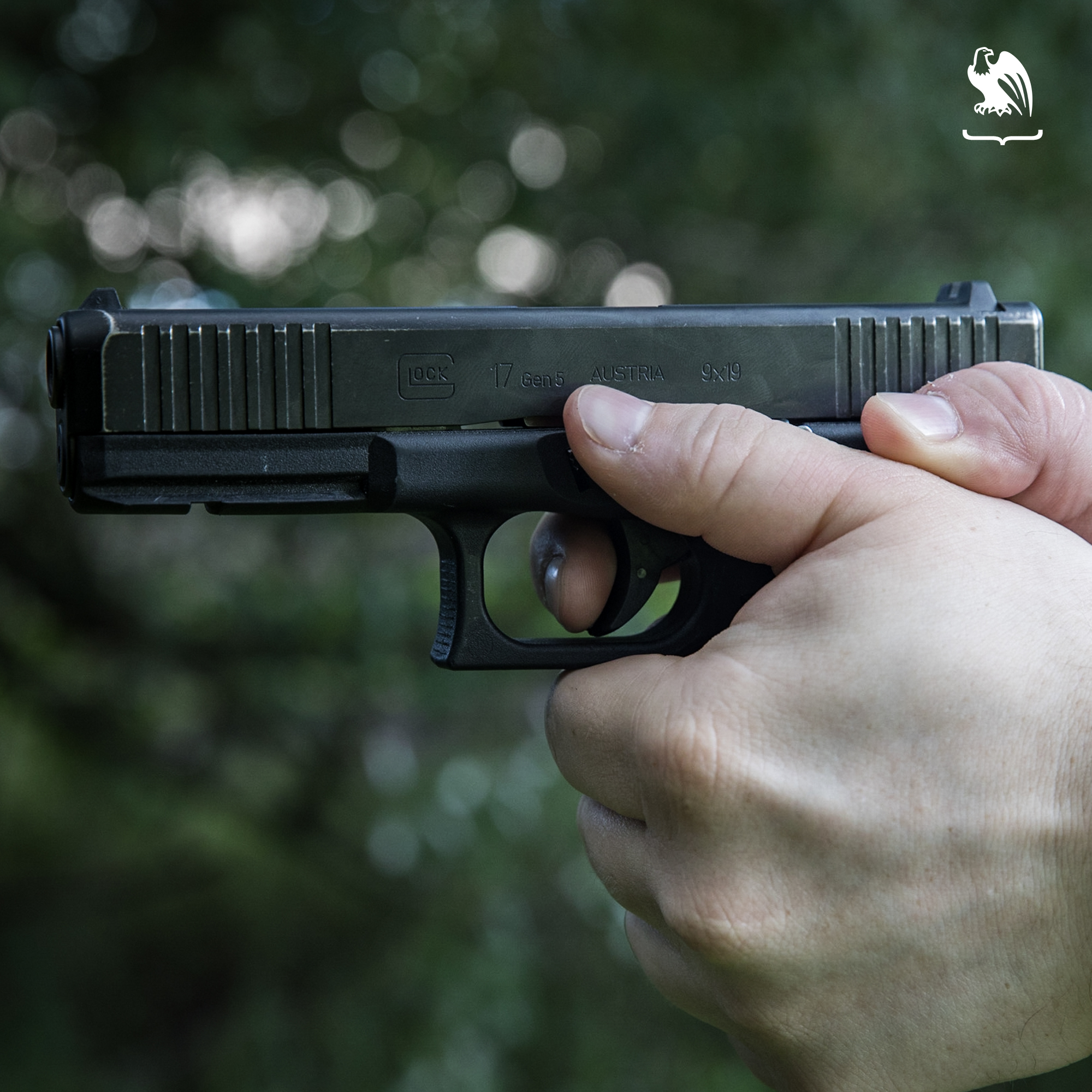 Trigger Reset - Generic Image of Handgun being hold in a shooting position