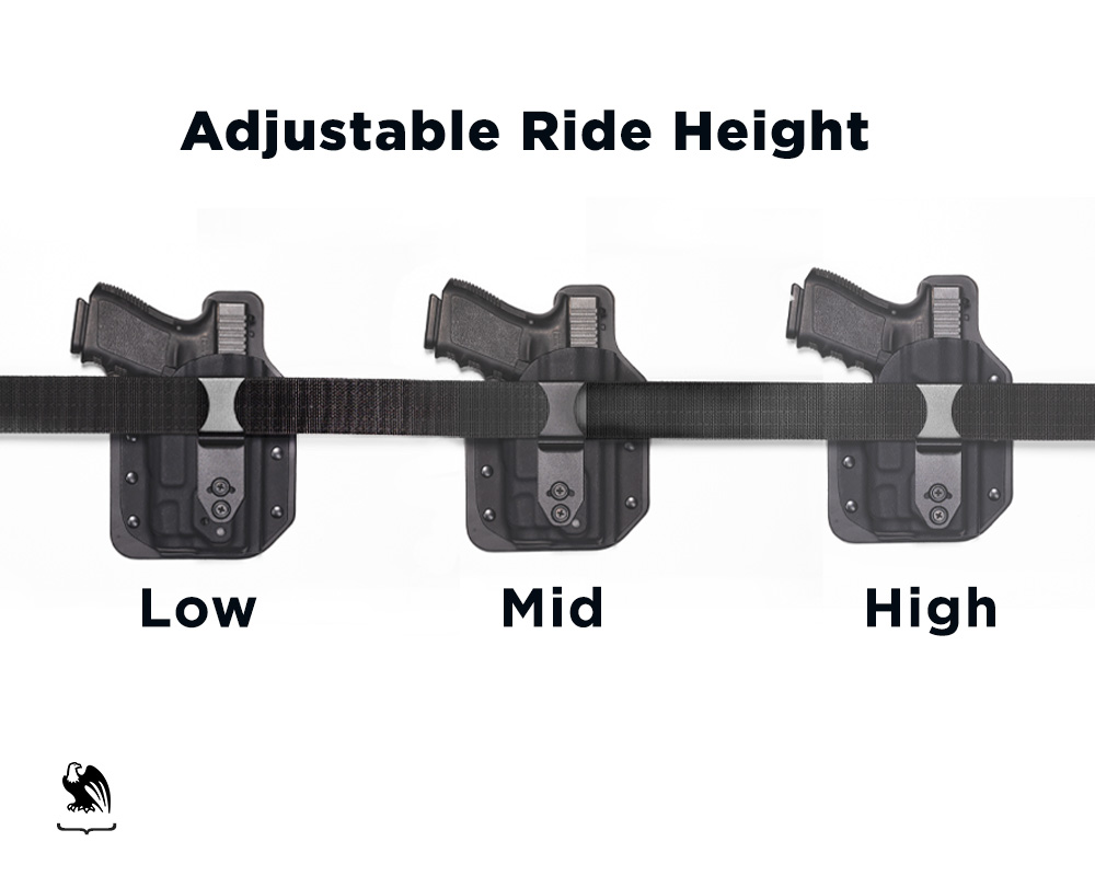 Types of Holster Ride Heights: Low, Mid, High - Vedder Holsters